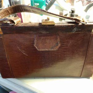 Vintage snake skin 1960's purse